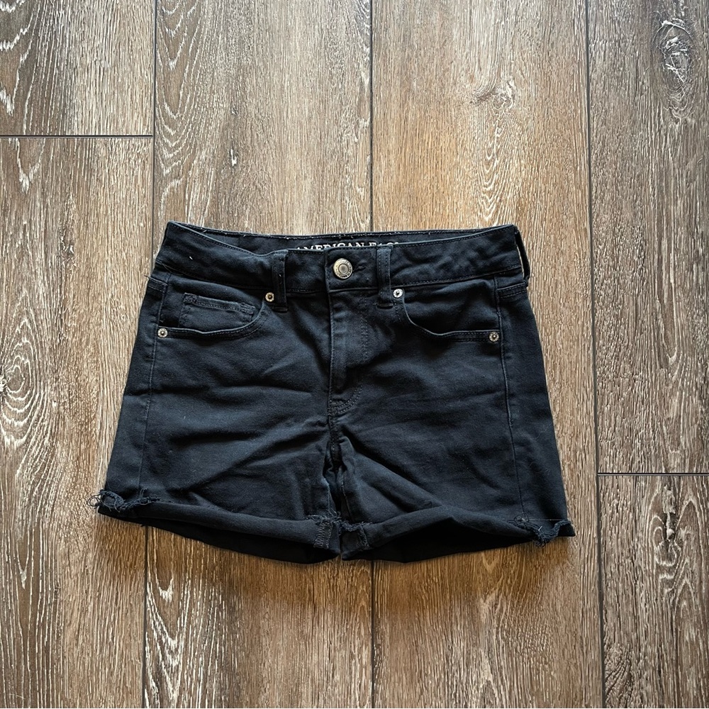 AEO Next Level Stretch Midi Shorts